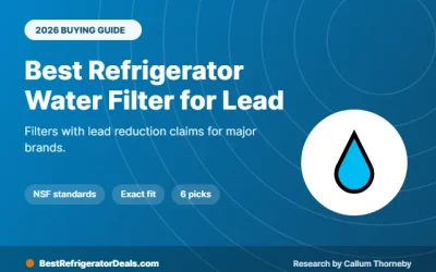 Best Refrigerator Water Filter for Lead 2026: 6 NSF 53 Picks