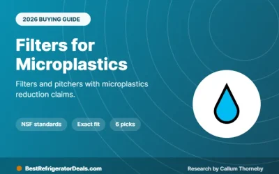 Best Refrigerator Water Filter for Microplastics: 6 Certified Picks