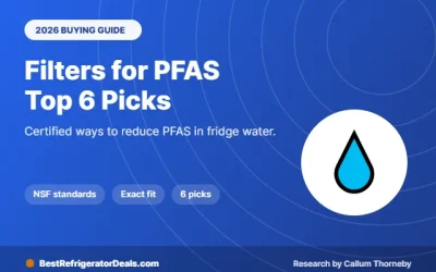 Best Refrigerator Water Filter for PFAS 2026: 6 Certified Options