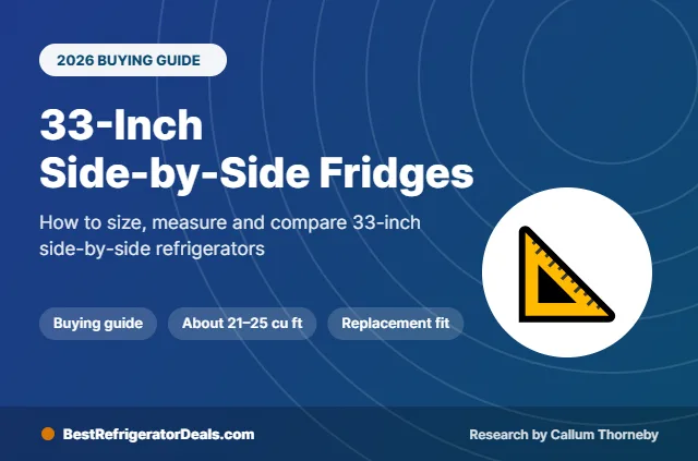 best side by side refrigerator 33 inch 2026 buying guide cover