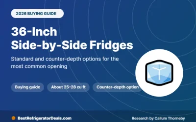 Best Side by Side Refrigerator 36 Inch Wide: Complete Buying Guide