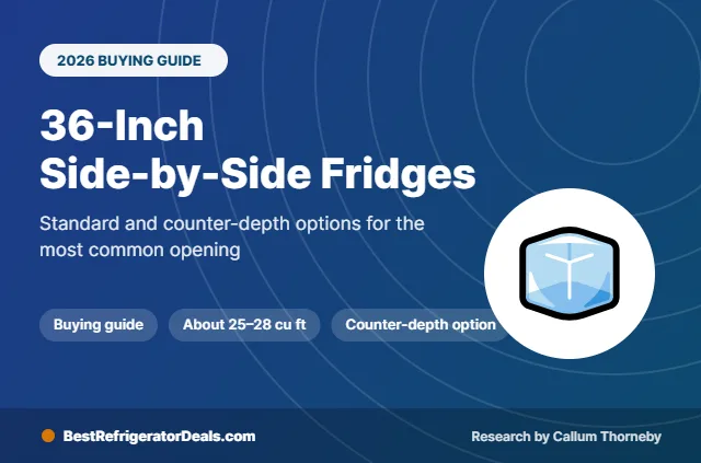 best side by side refrigerator 36 inch 2026 buying guide cover