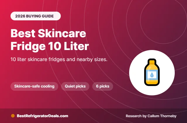 best skincare fridge 10 liter 2026 buying guide cover
