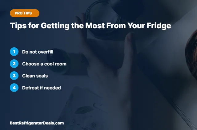 Tips for Getting the Most From Your Fridge tips card