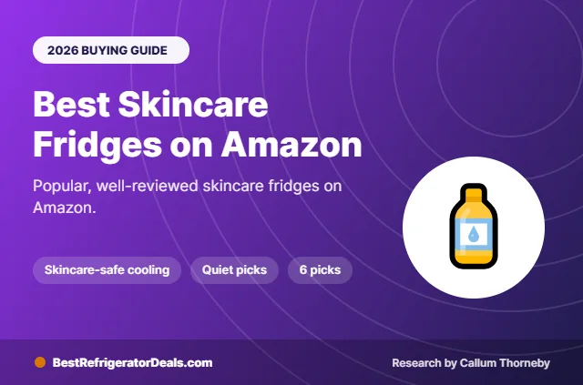 best skincare fridge amazon 2026 buying guide cover