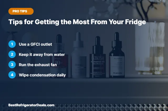 Tips for Getting the Most From Your Fridge tips card
