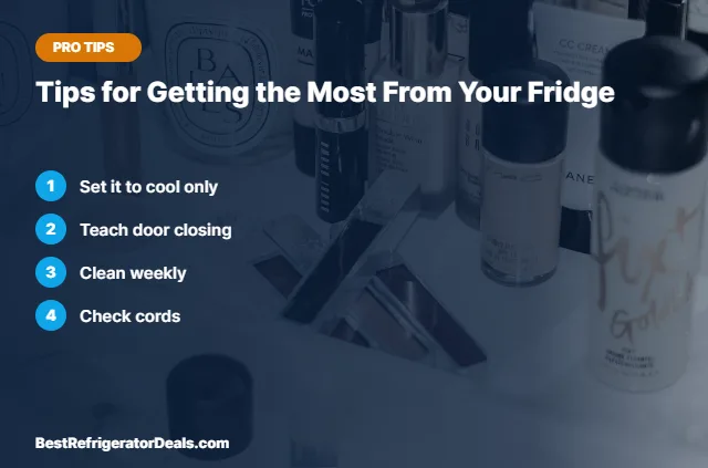 Tips for Getting the Most From Your Fridge tips card