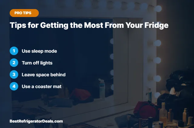Tips for Getting the Most From Your Fridge tips card