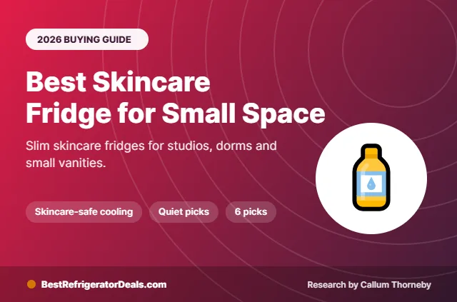 best skincare fridge for small space 2026 buying guide cover