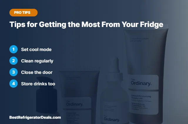 Tips for Getting the Most From Your Fridge tips card