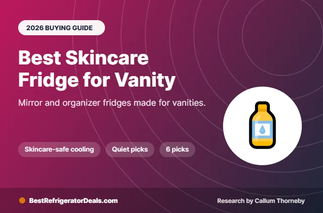 best skincare fridge for vanity 2026 buying guide cover