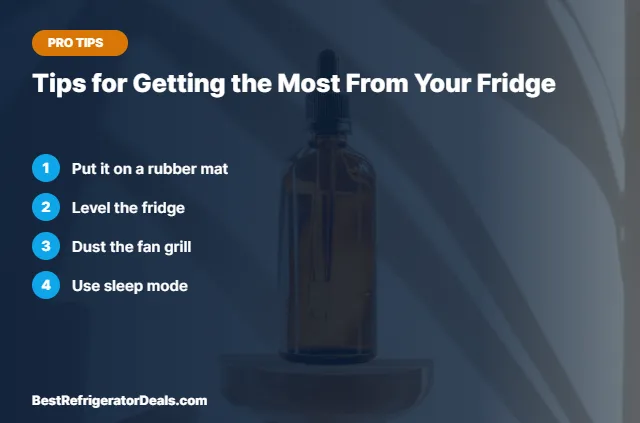Tips for Getting the Most From Your Fridge tips card