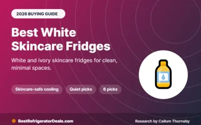 Best Skincare Fridge White Finishes 2026: 6 Clean, Minimal Picks