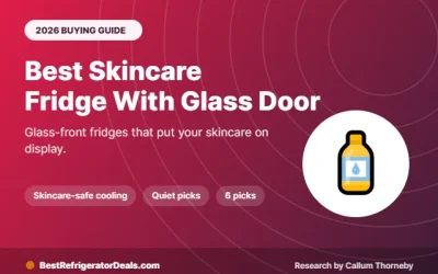 Best Skincare Fridge With Glass Door: 6 Picks to Show Off Products