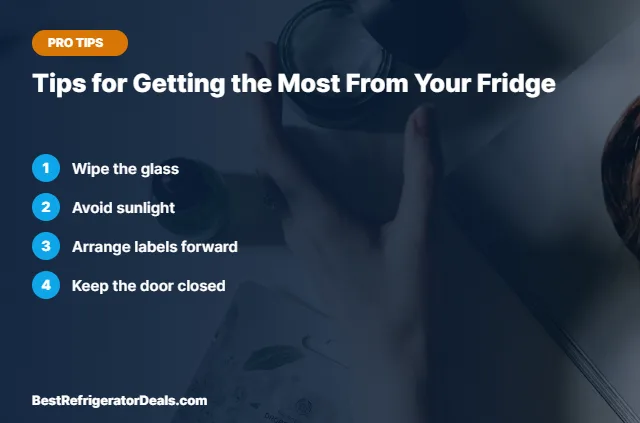 Tips for Getting the Most From Your Fridge tips card
