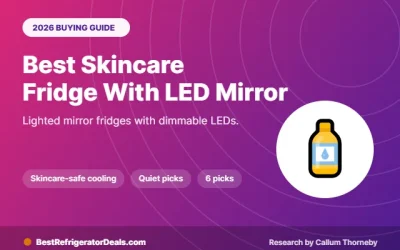 Best Skincare Fridge With LED Mirror 2026: 6 Dimmable Light Picks