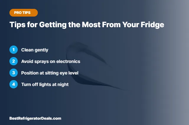 Tips for Getting the Most From Your Fridge tips card