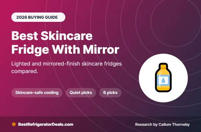 best skincare fridge with mirror 2026 buying guide cover
