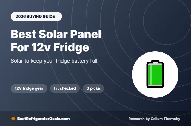 best solar panel for 12v fridge 2026 buying guide cover