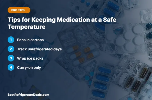Tips for Keeping Medication at a Safe Temperature tips card