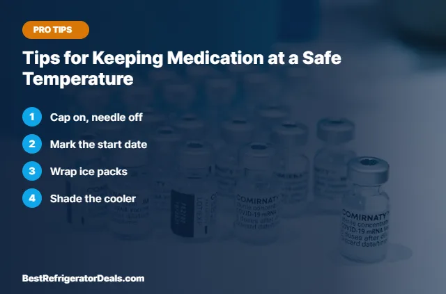 Tips for Keeping Medication at a Safe Temperature tips card