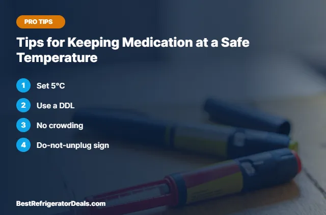 Tips for Keeping Medication at a Safe Temperature tips card