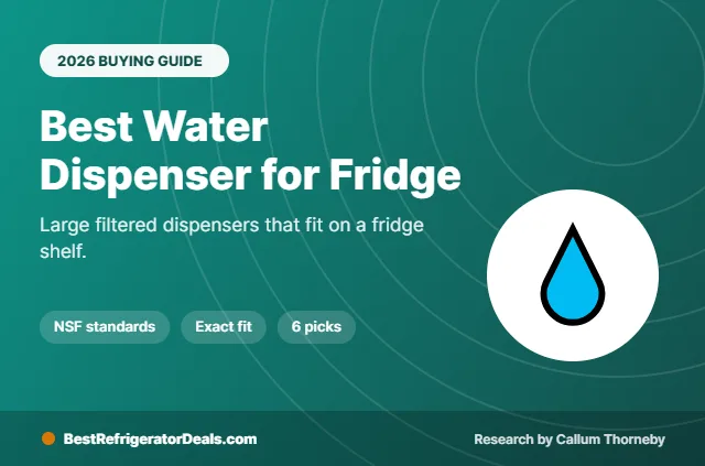 best water dispenser for fridge 2026 buying guide cover