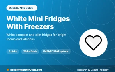 Best White Mini Fridge With Freezer: 5 Clean-Looking Picks (2026)